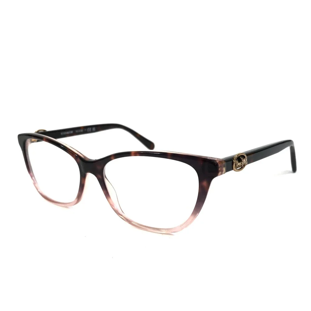 Coach Eyeglasses Frames HC6180 5650 Rose Tortoise Gradient Cat Eye 54-16-140